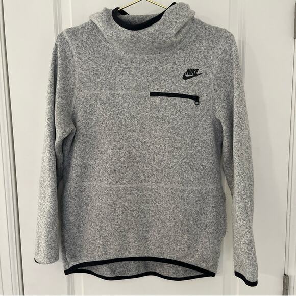 Nike Funnel Neck Fleece Sweater Size Small - Picture 1 of 6